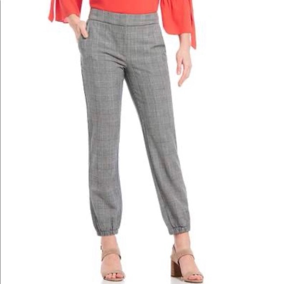 Gibson Latimer Pants - ❤️Gibson Latimer Plus Size Gray Checkered Pants